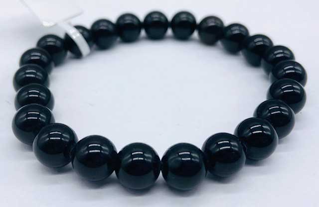 8mm Obsidian, Black bracelet (image for) 8mm Obsidian, Black bracelet